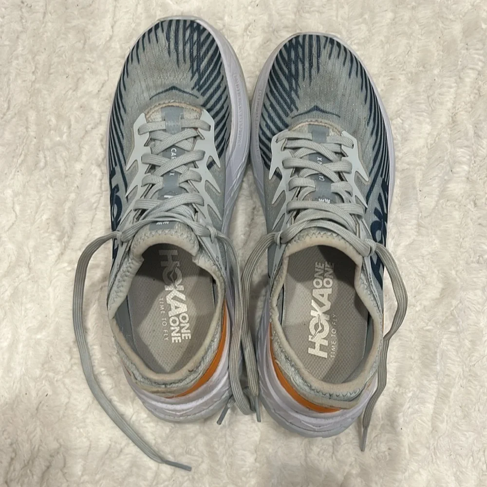 HOKA one one Carbon X-SPE RUNNING proflyx Sneakers Women 8.5 blue orange